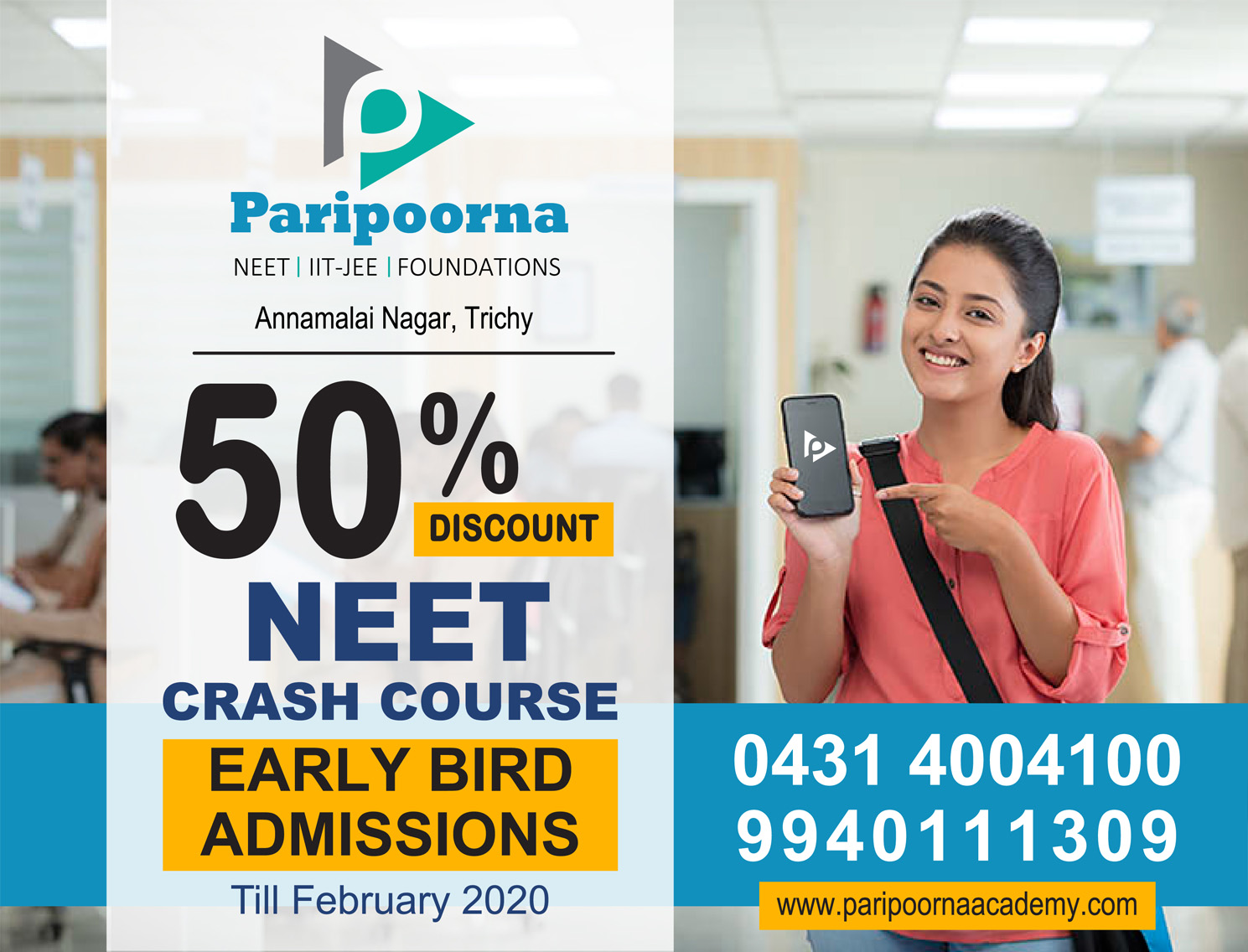 Early Bird Admissions Offer